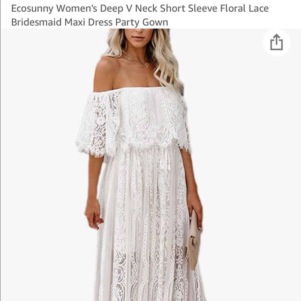 Lace maxi dress